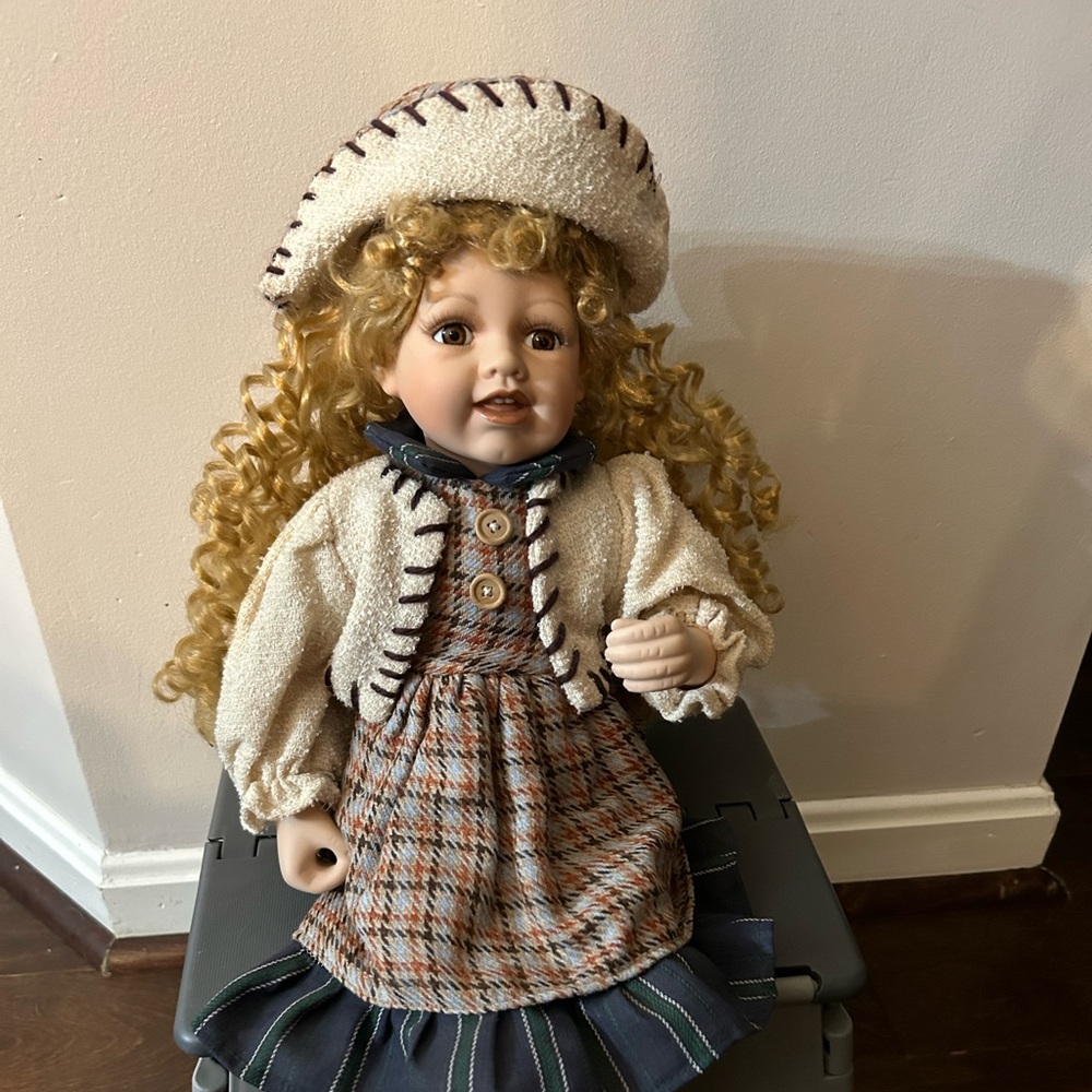 20” porcelain doll